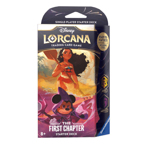 Disney Lorcana: The First Chapter Single Player Starter Deck: Amber and Amethyst