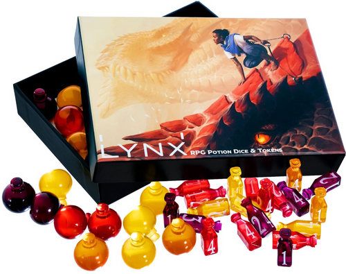 Lynx RPG Potion Dice & Tokens