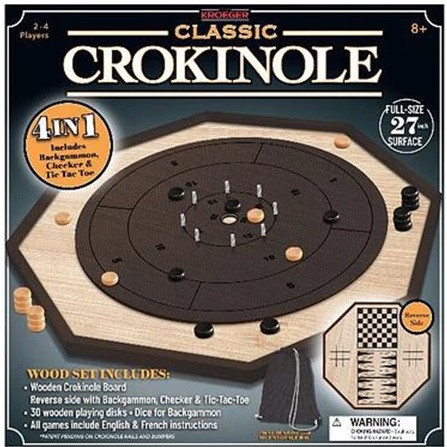 Crokinole Classic 4 in 1