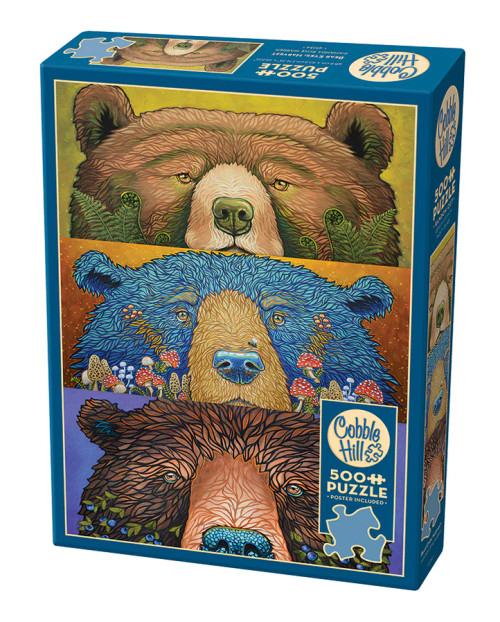 Puzzle 500PC: Cobble Hill: Bear Eyes Harvest
