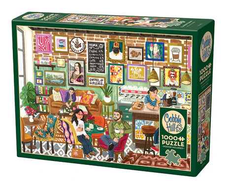 Puzzle 1000PC: Cobble Hill: Coffee Please