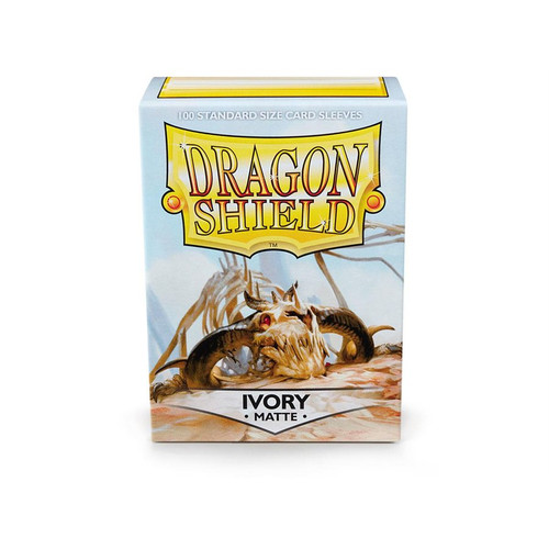 Card Sleeves: Dragon Shield Matte Ivory