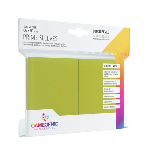 Card Sleeves: Gamegenic Prime: Lime