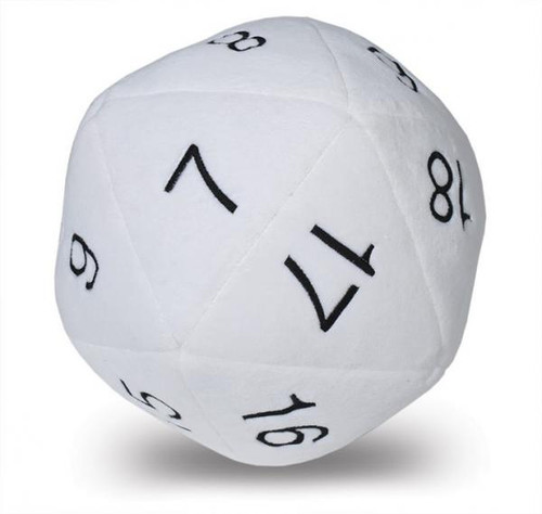 Jumbo D20 Plush White