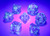 CHX 27587 RPG Dice Set: Borealis Royal Purple Gold Luminary