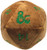 Jumbo D20 Plush Copper with D&D Logo