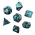 CHX 20656: Mini Dice Gemini Steel Teal White