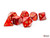 CHX 22414 MEGA-HEDRAL RPG Dice Set: Scarab Scarlet Gold