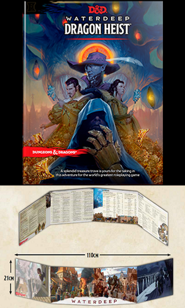 Dungeons and Dragons: Waterdeep Dragon Heist DM Screen