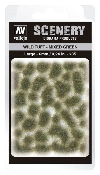 Vallejo: Scenery Large Wild Tuft Mixed Green