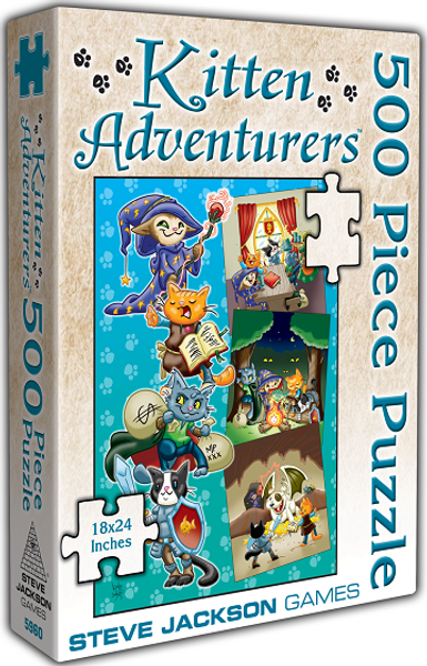 Puzzle 500PC: Gibsons: Kitten Adventurers