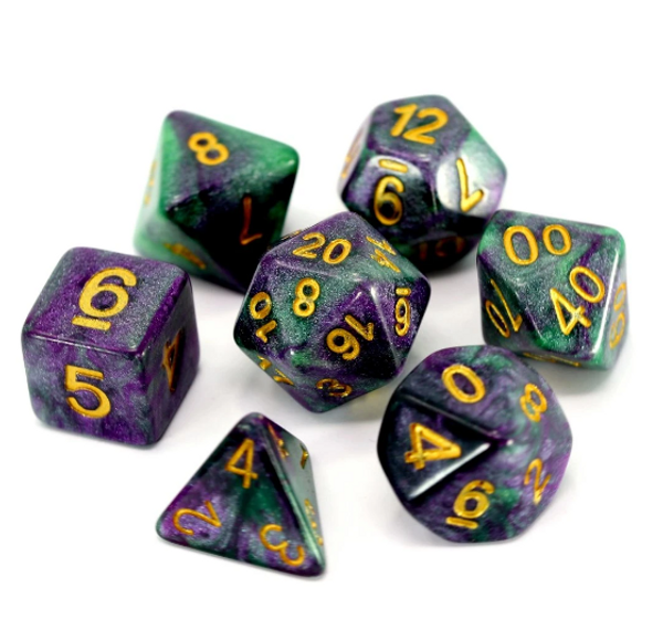 Die Hard Poly RPG Dice Set: Masquerade