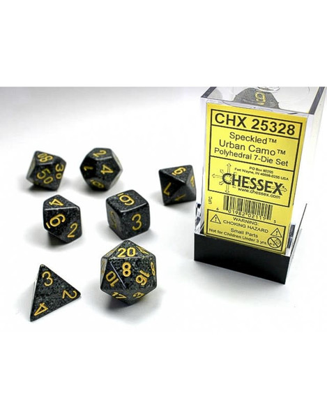 CHX 25328 RPG Dice Set: Speckled Urban Camo