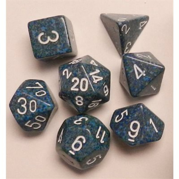 CHX 25316 RPG Dice Set: Speckled Sea