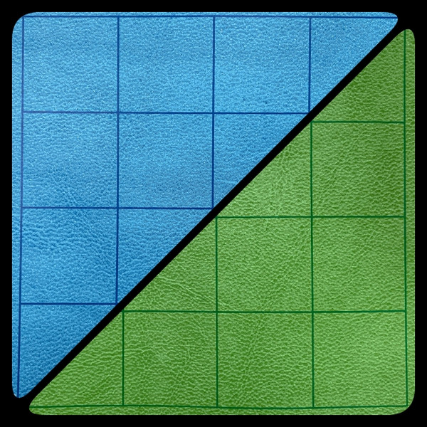 Chessex Battle Mat Reversible Blue Green: CHX 96465