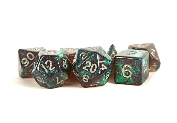 MDG RPG Dice Set: Stardust Gray with Silver