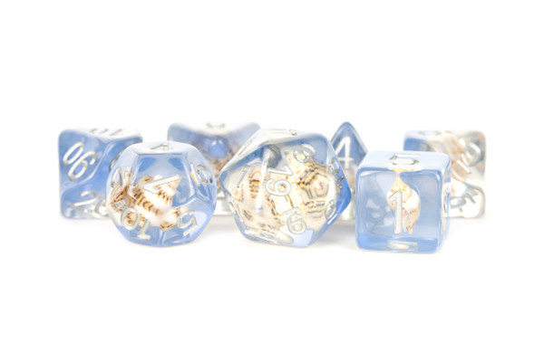 MDG RPG Dice Set: Resin Sea Conch Inclusion