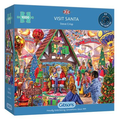 Puzzle 1000PC: Gibsons: Visit Santa