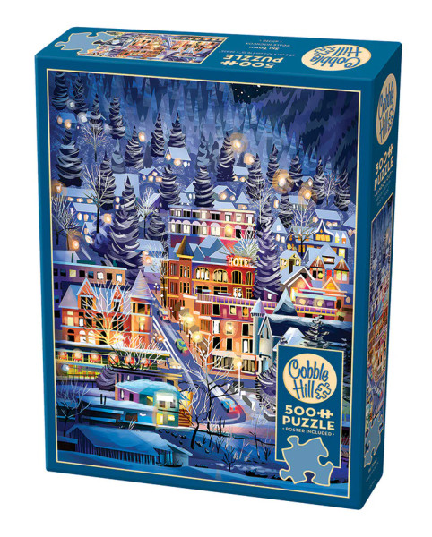 Puzzle 500PC: Cobble Hill: Ski Town