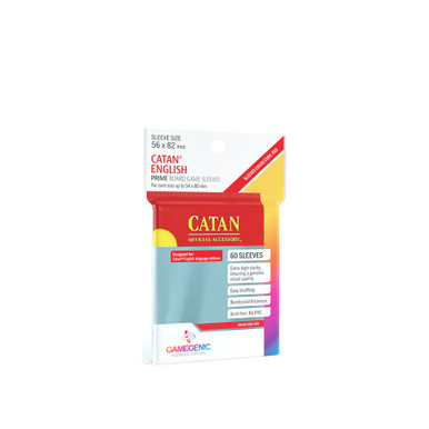 Card Sleeves: Gamegenic: Catan Sized Prime: Code Red