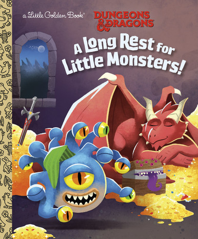Little Golden Book: Dungeons and Dragons: A Long Rest for Little Monsters