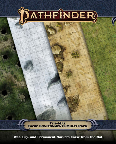 PF Flip-Mat: Basic Environments Multi-Pack Map Set
