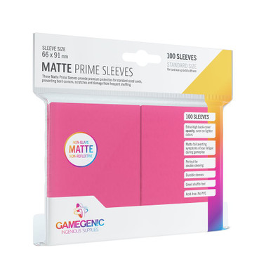 Card Sleeves: Gamegenic Matte Prime: Pink