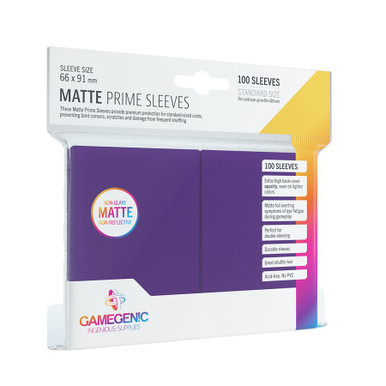 Card Sleeves: Gamegenic Matte Prime: Purple