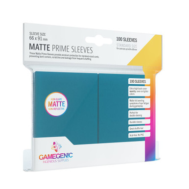 Card Sleeves: Gamegenic Matte Prime: Blue