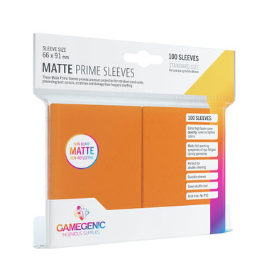 Card Sleeves: Gamegenic Matte Prime: Orange