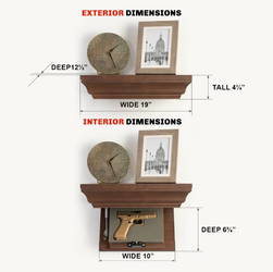 7 Clever Places to Install a Gun Concealment Shelf
