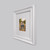 White thin hidden gun concealment wall safe