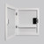 Small gun concealment picture frame for gun storage.