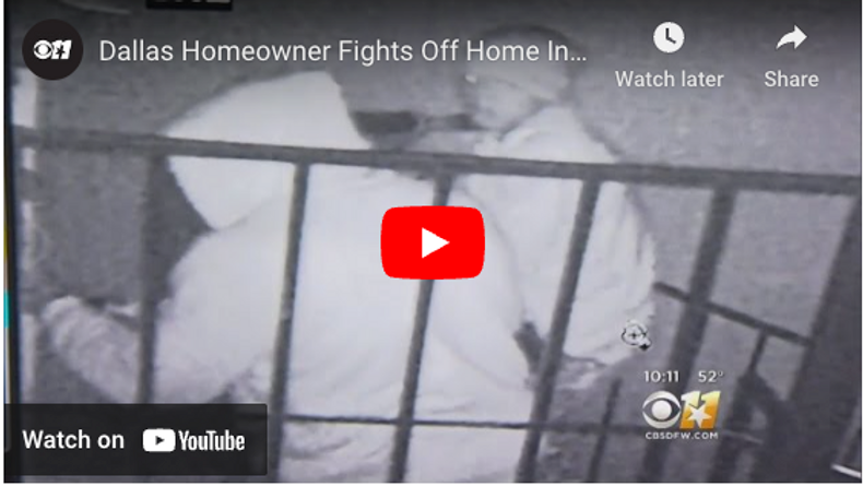Dallas Homeowner Fights Off Home Invasion