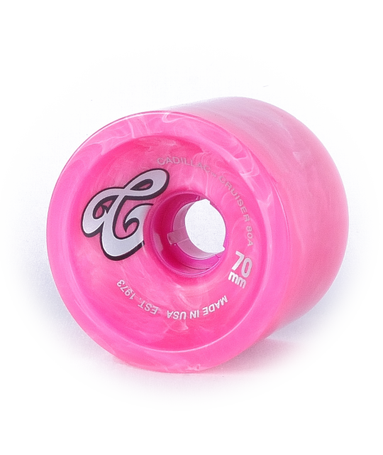 Roues De Longboard Cadillac Chasers 70mm 78a + Roulements ABEC 7 - Lot BLEMS