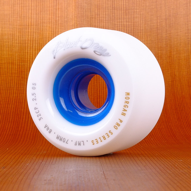 Blood Orange Morgan 70mm 84a White Blue Wheels - The Longboard Store