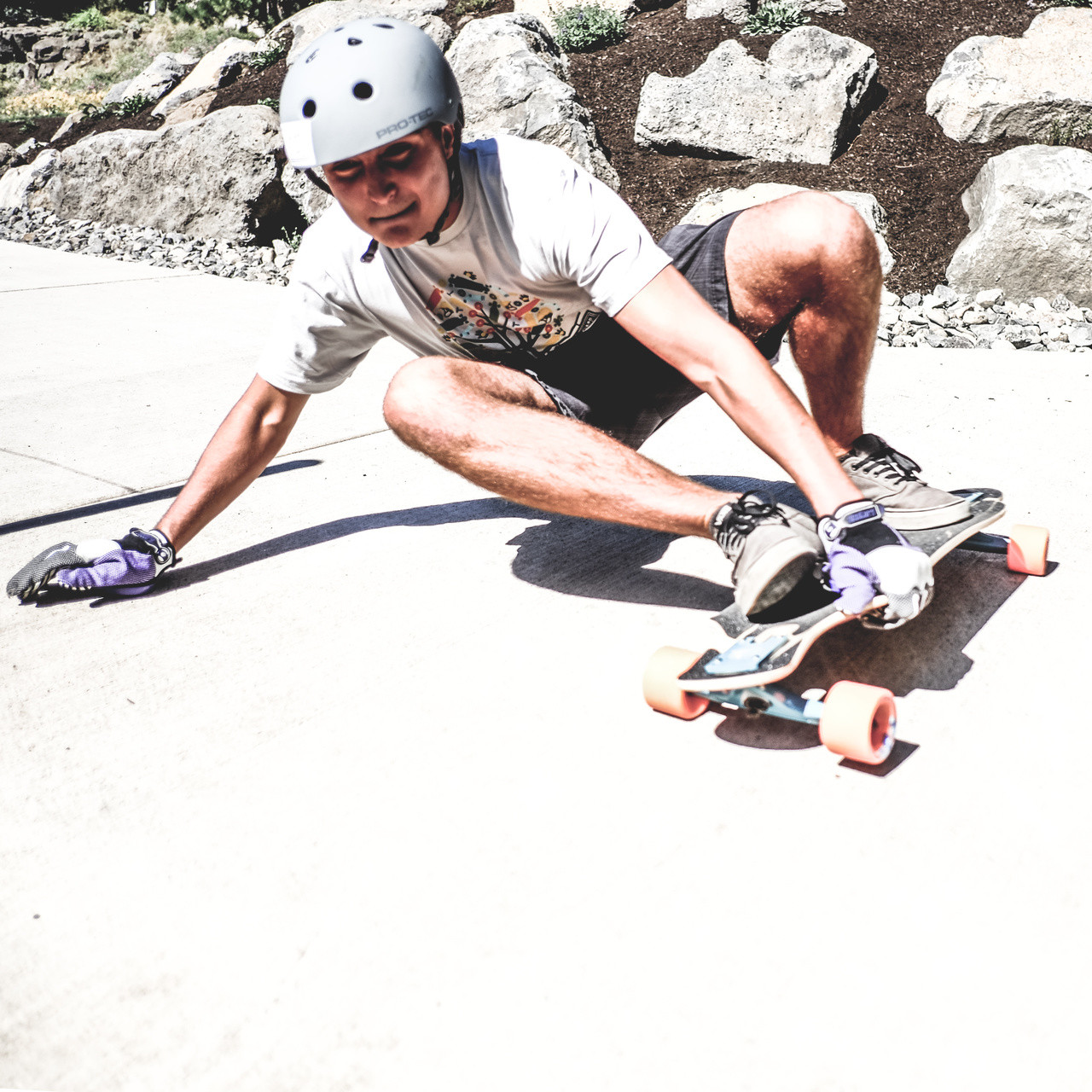 Longboard Camber Mach1 Avec Roulements Céramique - Flex1, Drop-through, Cruiser, Freeride - Taille 106cm - 8
