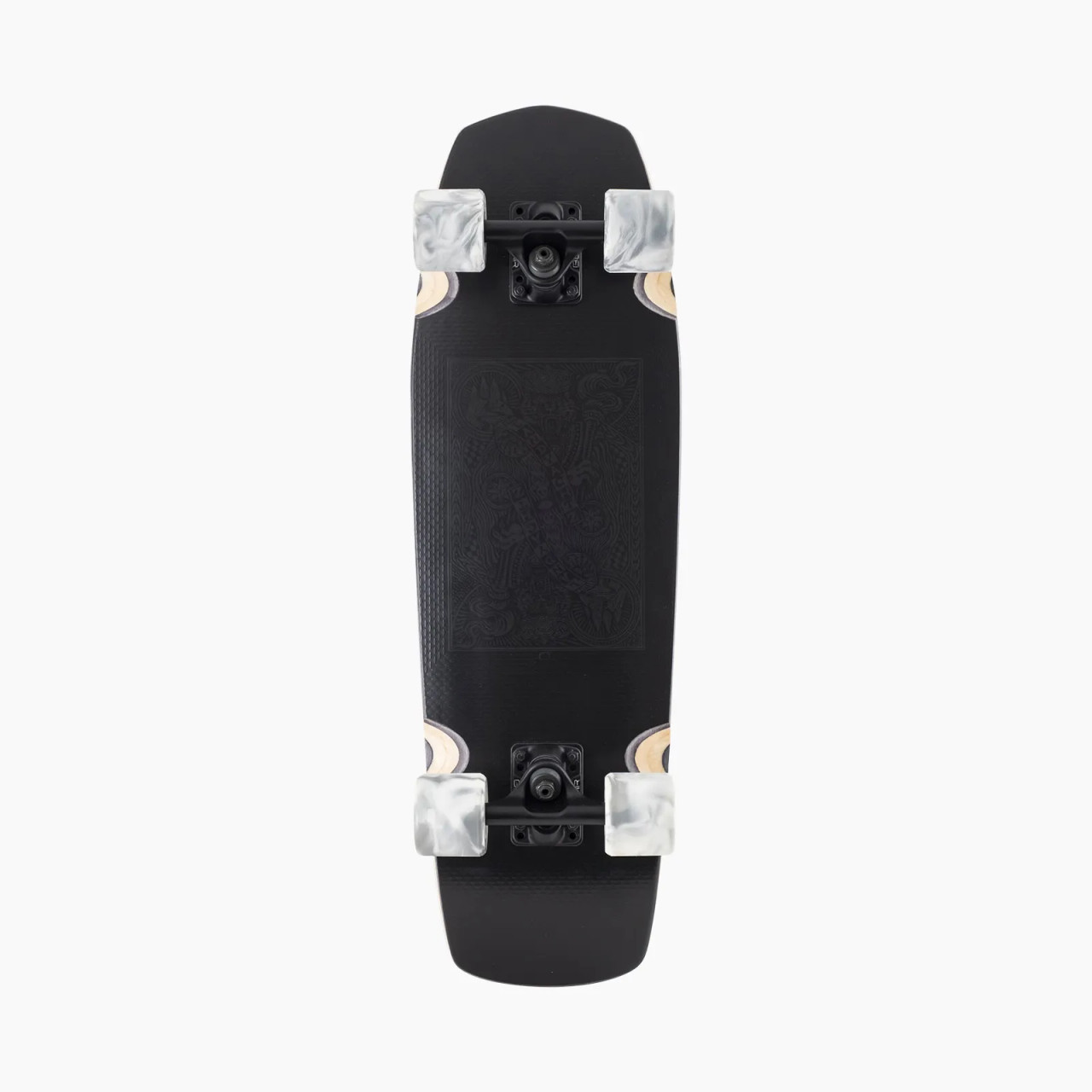 Landyachtz Dinghy Coffin – Stealth Card Longboard Complete - The