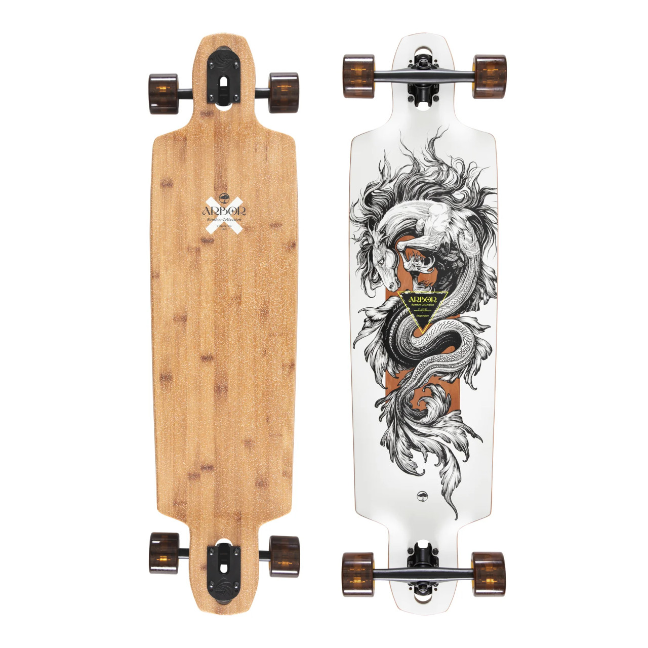 Arbor Bamboo Dropcruiser K Darmaeva Longboard Complete - The Longboard Store