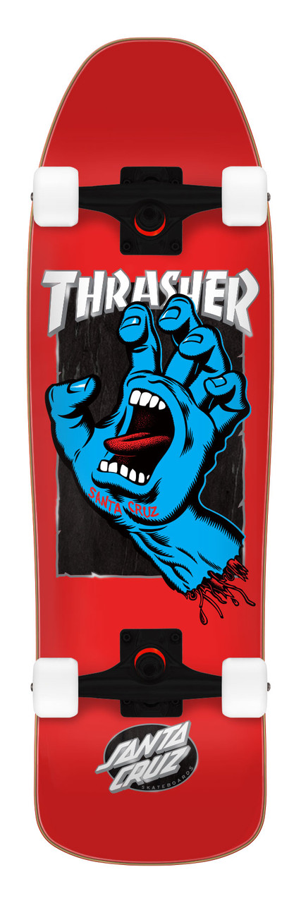 Santa Cruz Thrasher Screaming Hand Cruiser Skateboard Complete