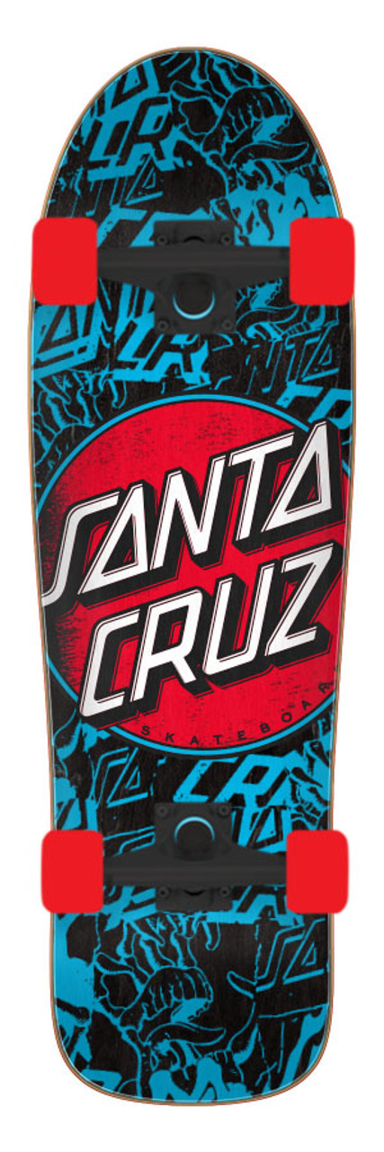 Santa Cruz Contra Distress Cruiser Skateboard Complete - The