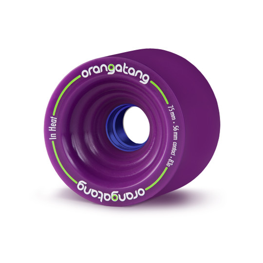 Orangatang In Heat 75mm 83a Purple Wheels Front