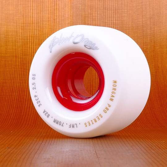 Blood Orange Morgan 70mm 82a White Red Wheels Front