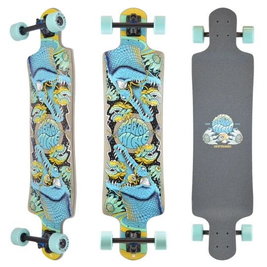 Sector 9 Fault Line Feast Longboard Complete 