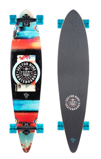 Sector 9 Ledger Mosaic Deck - The Longboard Store