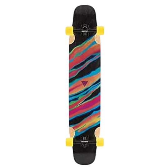 The Landyachtz Stratus 46 Spectrum Longboard Complete is the same Stratus that you know and love, now pressed in all Canadian maple for a smoother ride and increased durability. It has a snappy flex, a symmetrical shape and big, mellow kicktails for all of your freestyle and dancing needs.