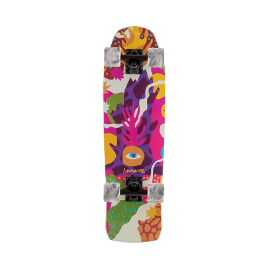 Landyachtz Dinghy Coffin Kitty Cruiser Skateboard Complete - The 