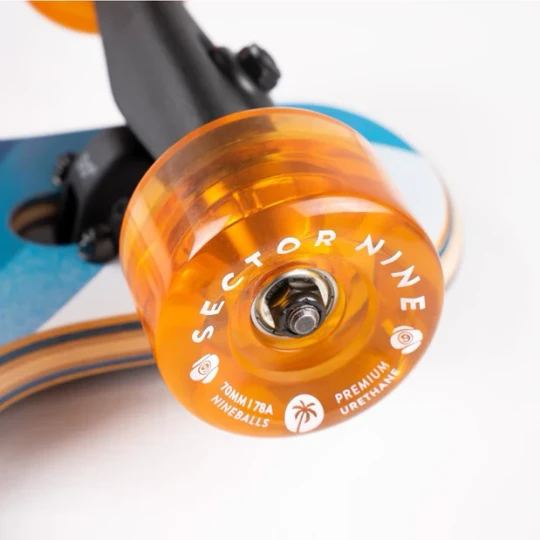 Sector 9 Nineballs 70mm Longboard Wheels (Orange Palm)