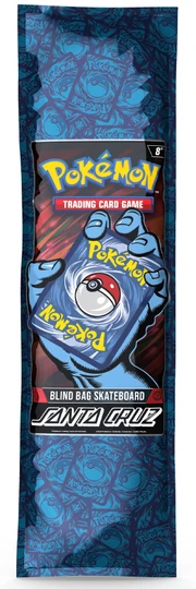 Santa Cruz X Pokemon 2026 Trading Card Game Blind Bag Skateboard Deck