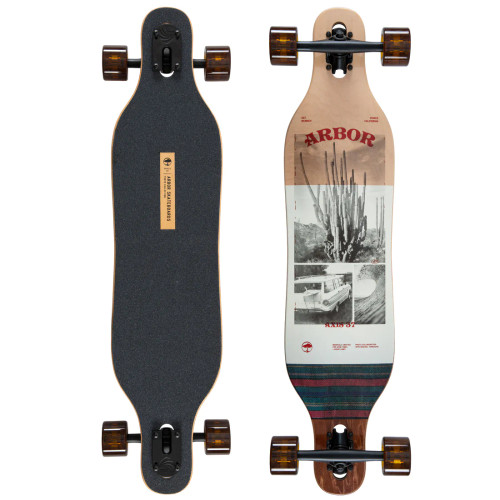 Arbor Axis Photo 37" Drop Through Longboard Complete The Longboard Store